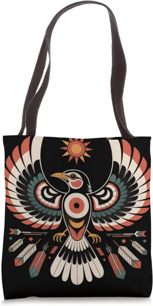 Myna Indigenous Indian Tribal Art Native American Tote Bag