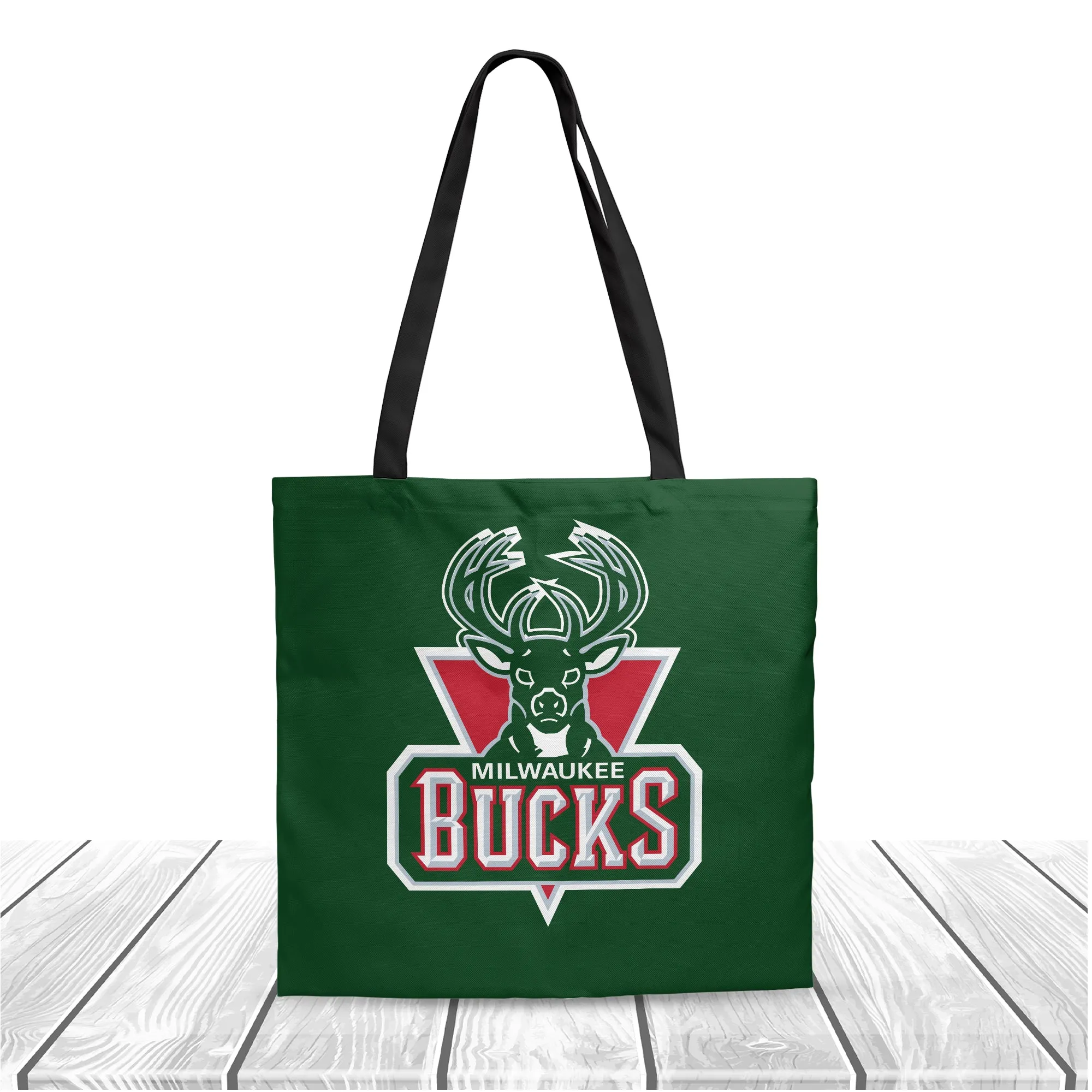 NBA Milwaukee Bucks Fans Polyester Canvas Tote Bag - Durable and Stylish