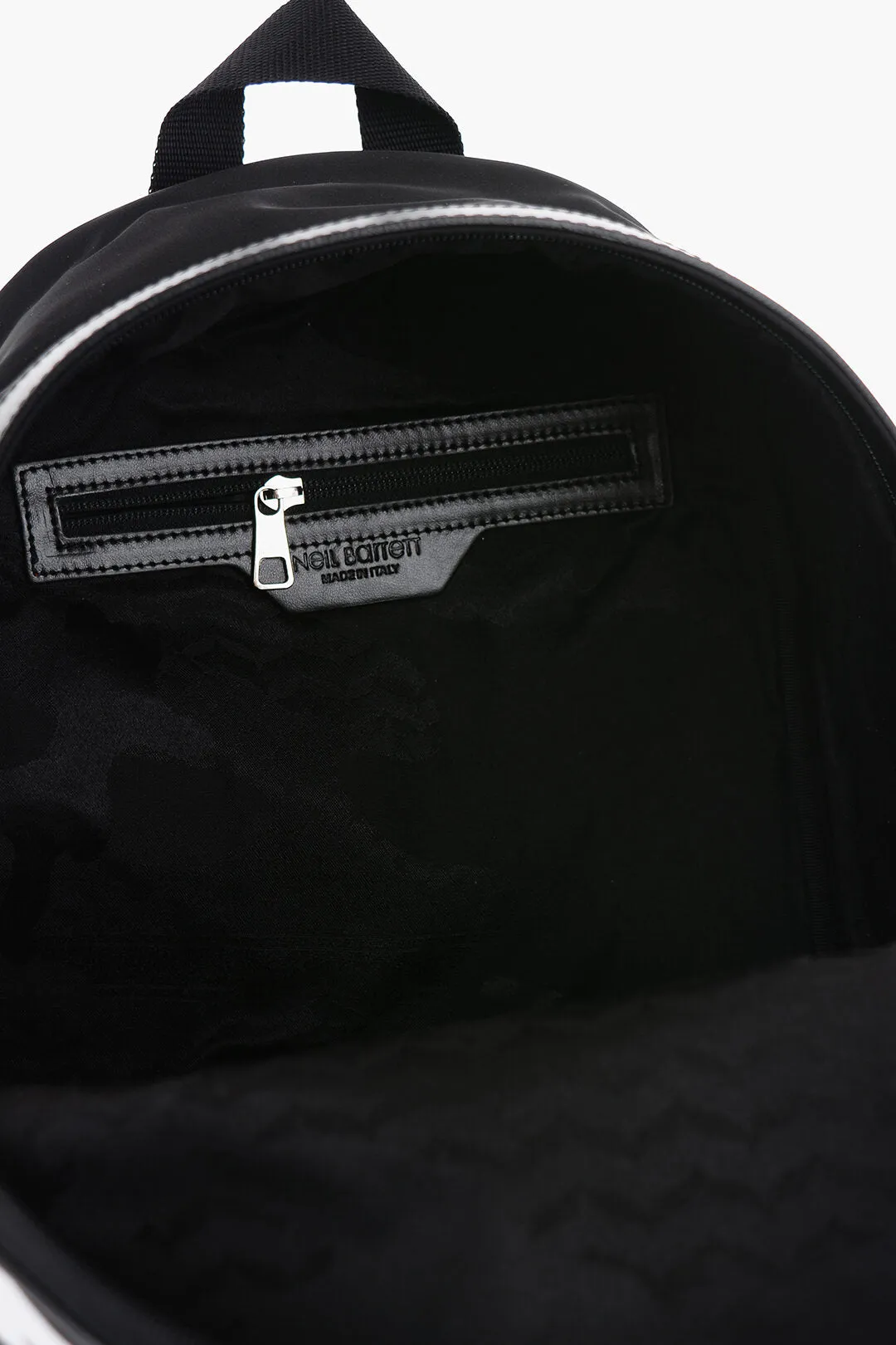 Neil Barrett Fabric FAIR-ISLE THUNDERBOLT Backpack