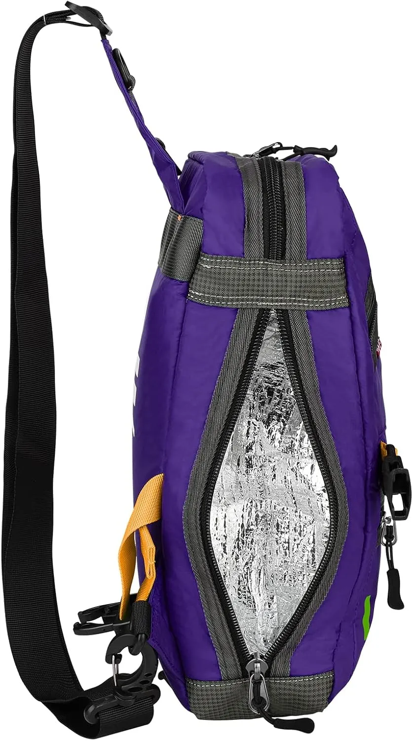 Neon Genesis Evangelion Crossbody Shoulder Bag - Chest Sling Bags With a Built-in Rain Cover