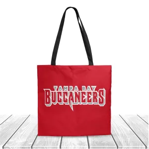 NFL Tampa Bay Buccaneers Fans Gear Polyester Canvas Tote Bag – Durable and Stylish