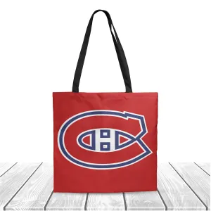 NHL Montreal Canadiens Polyester Canvas Tote Bag – Durable and Stylish