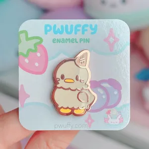 Nilla the Ice Cream Duck Enamel Pin