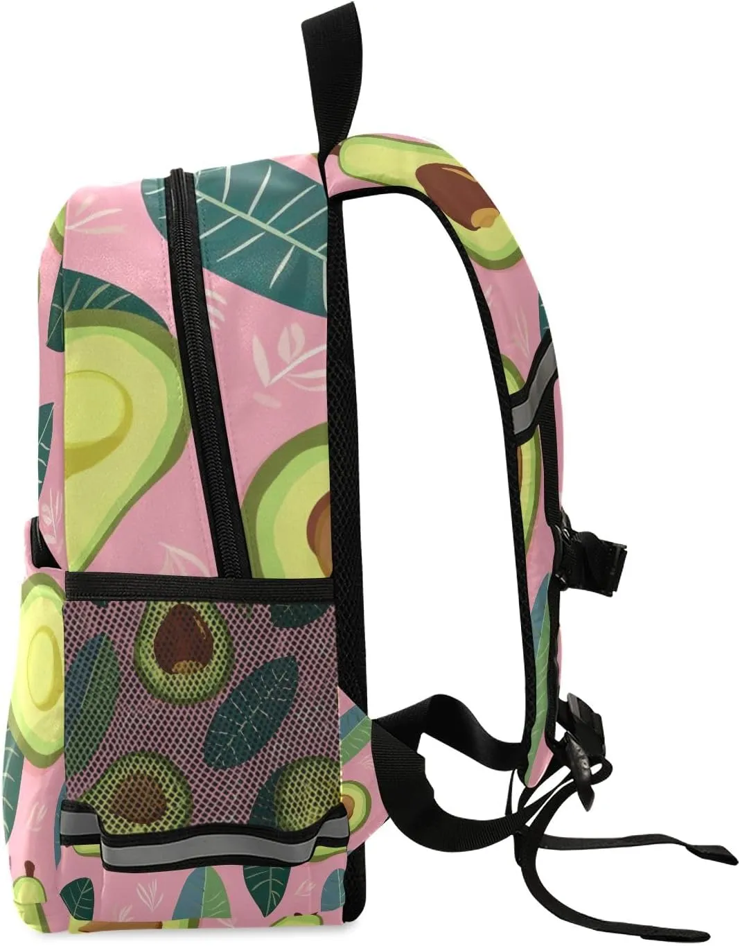 ODAWA Avocado and Tropical Leaves Toddler Backpack Toddler Backpack Leash for Boys Girls Backpack