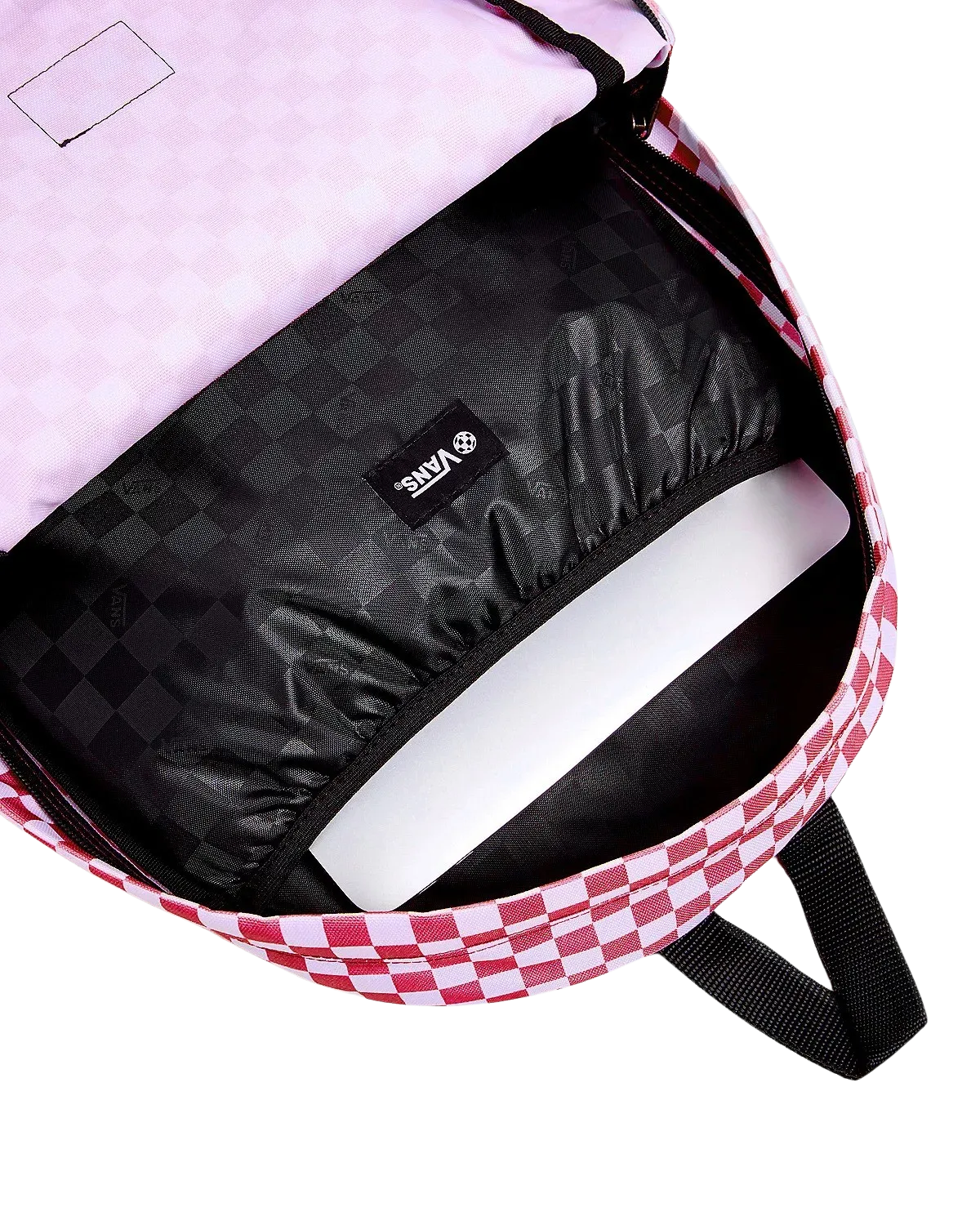 Old Skool Grom Check Backpack in Coral Blush