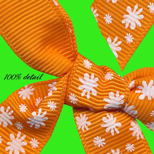 Orange Daisy Ribbons