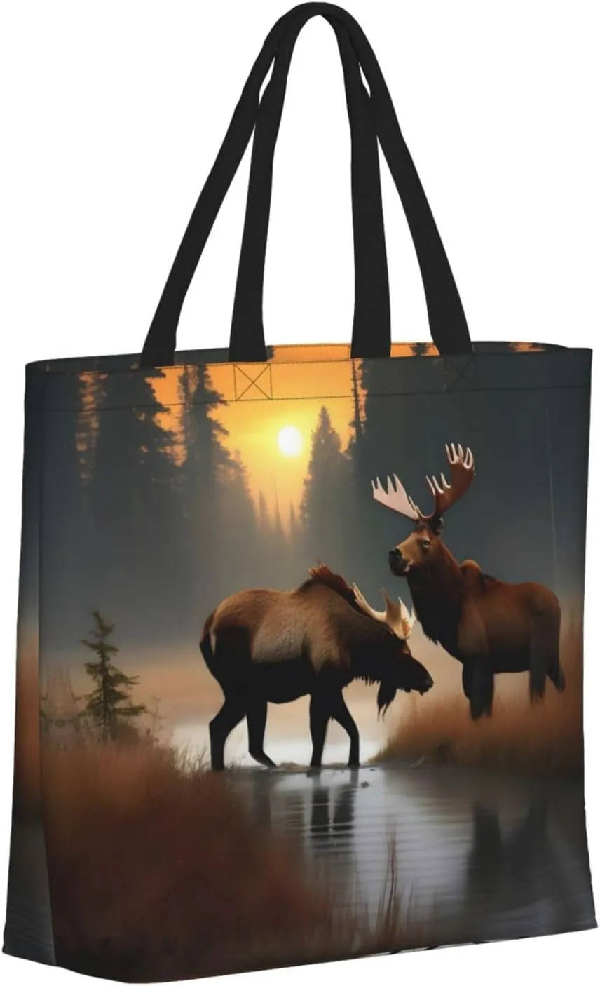 Orca Killer Whale Print Fashion Tote Bag,Travel Handbag For Women, Hobo Bags, Work Shoulder Bags Crossbody Bag