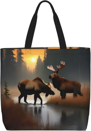Orca Killer Whale Print Fashion Tote Bag,Travel Handbag For Women, Hobo Bags, Work Shoulder Bags Crossbody Bag