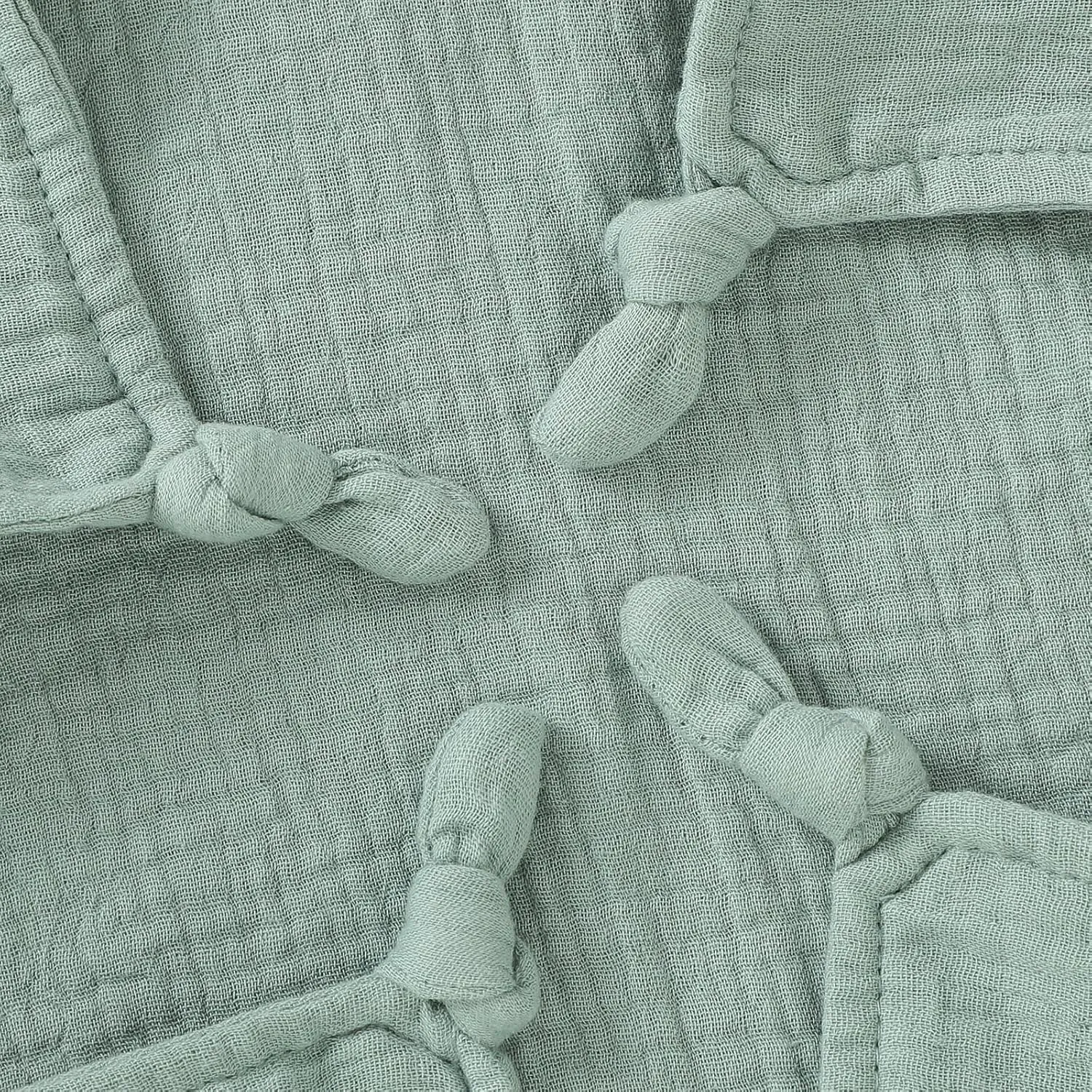 Organic Cotton Bunny Loveys for Babies,Newborn Baby Lovey Security Blanket,Lovies for Babies New Born Baby Unique Neutral Gifts Boys and Girls (Koala-Green)