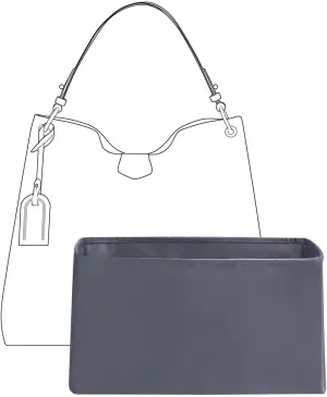 Organizer Insert for LV Graceful mm Bags,Black,Luxury Bags Storage with Silk, Lightweight Shaper for Daily Use, Pockets Large Capacity