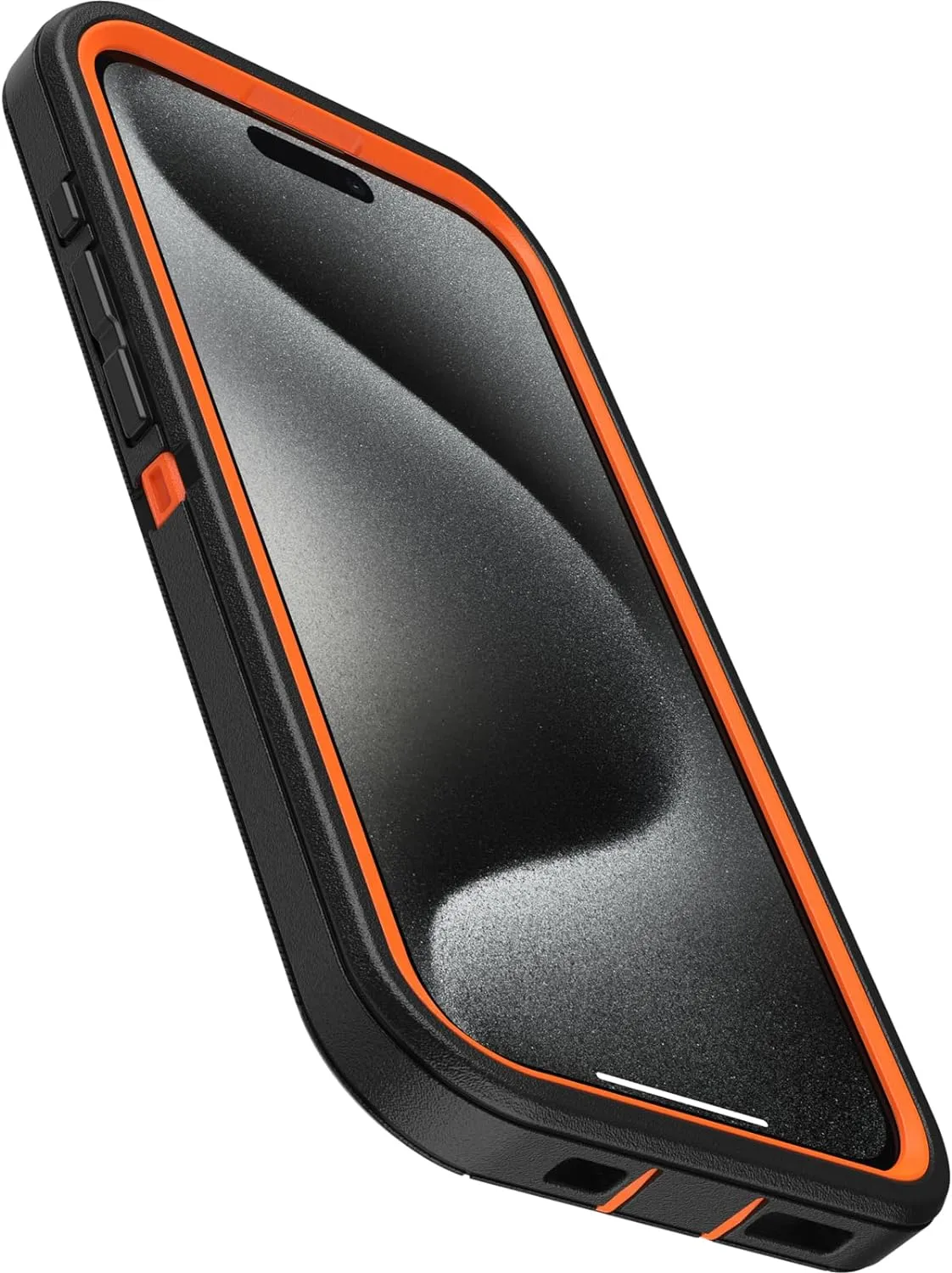 OtterBox iPhone 15 Pro (Only) Defender Series Case - Realtree Edge (Blaze Orange/Black/RT Edge), Rugged & Durable, with Port Protection, Includes Holster Clip Kickstand