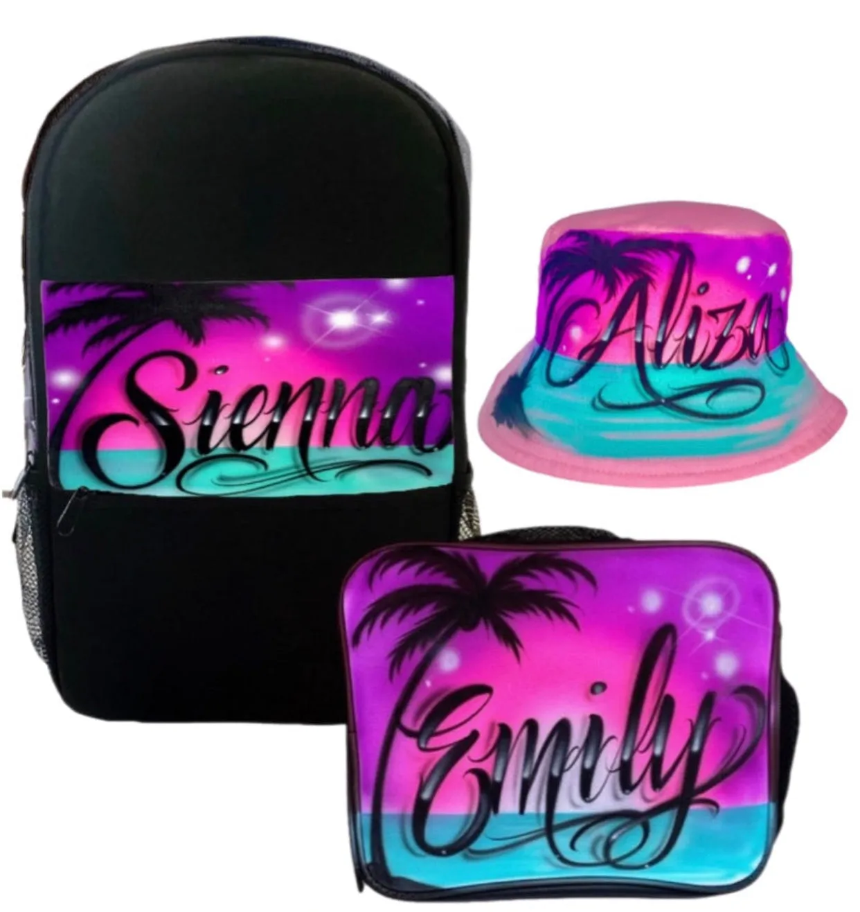 Paradise Combo (16)  1x Backpack, 1x Lunchbox & 1x Bucket Hat Combo