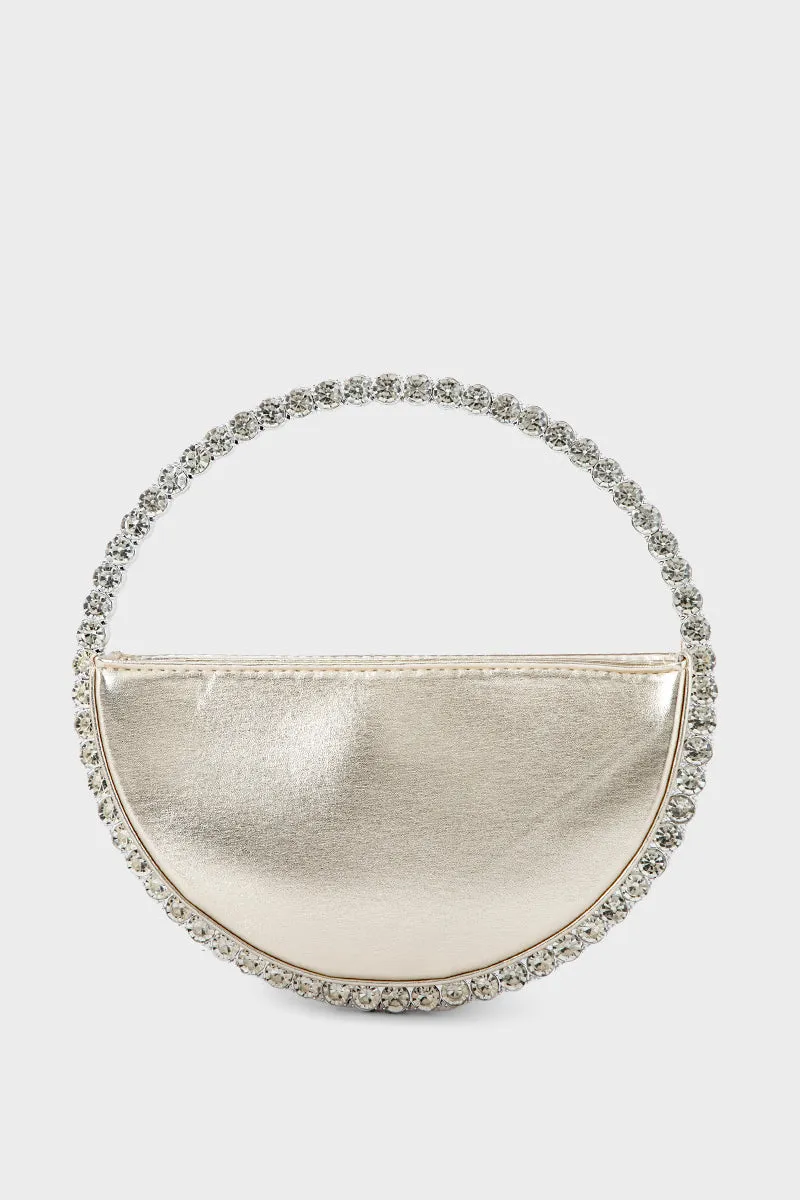 Party Wear Clutch BH0118-Golden
