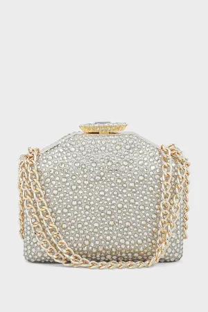 Party Wear Clutch BK4048-Golden