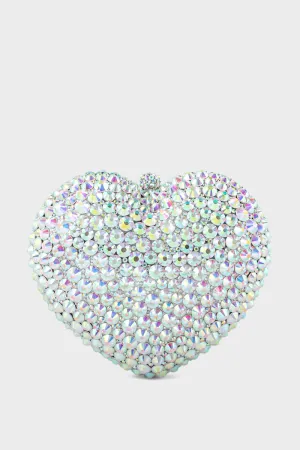 Party Wear Clutch BK4054-AB White
