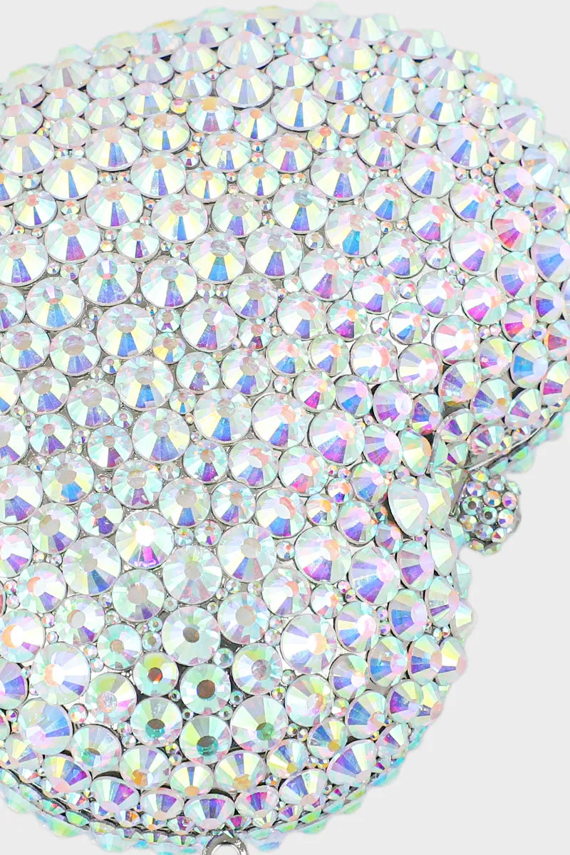Party Wear Clutch BK4054-AB White