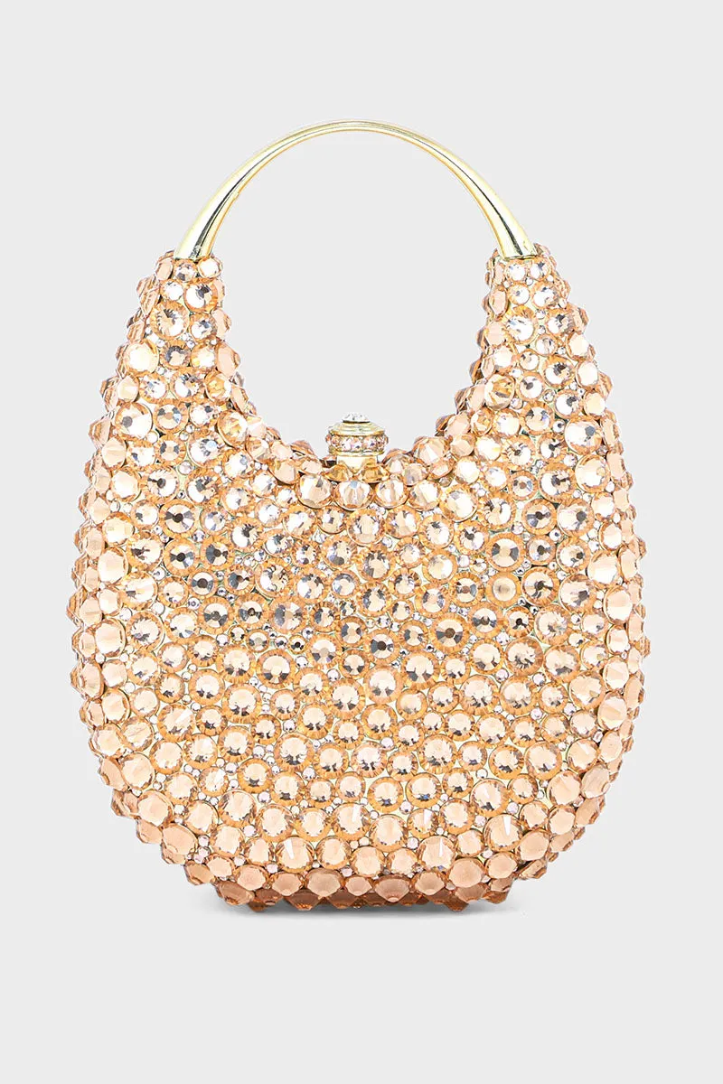 Party Wear Clutch BK4055-Champagne