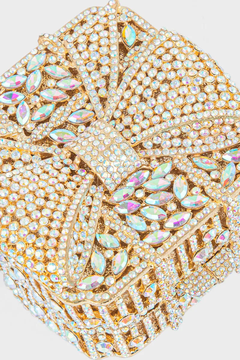 Party Wear Clutch BK4061-Champagne