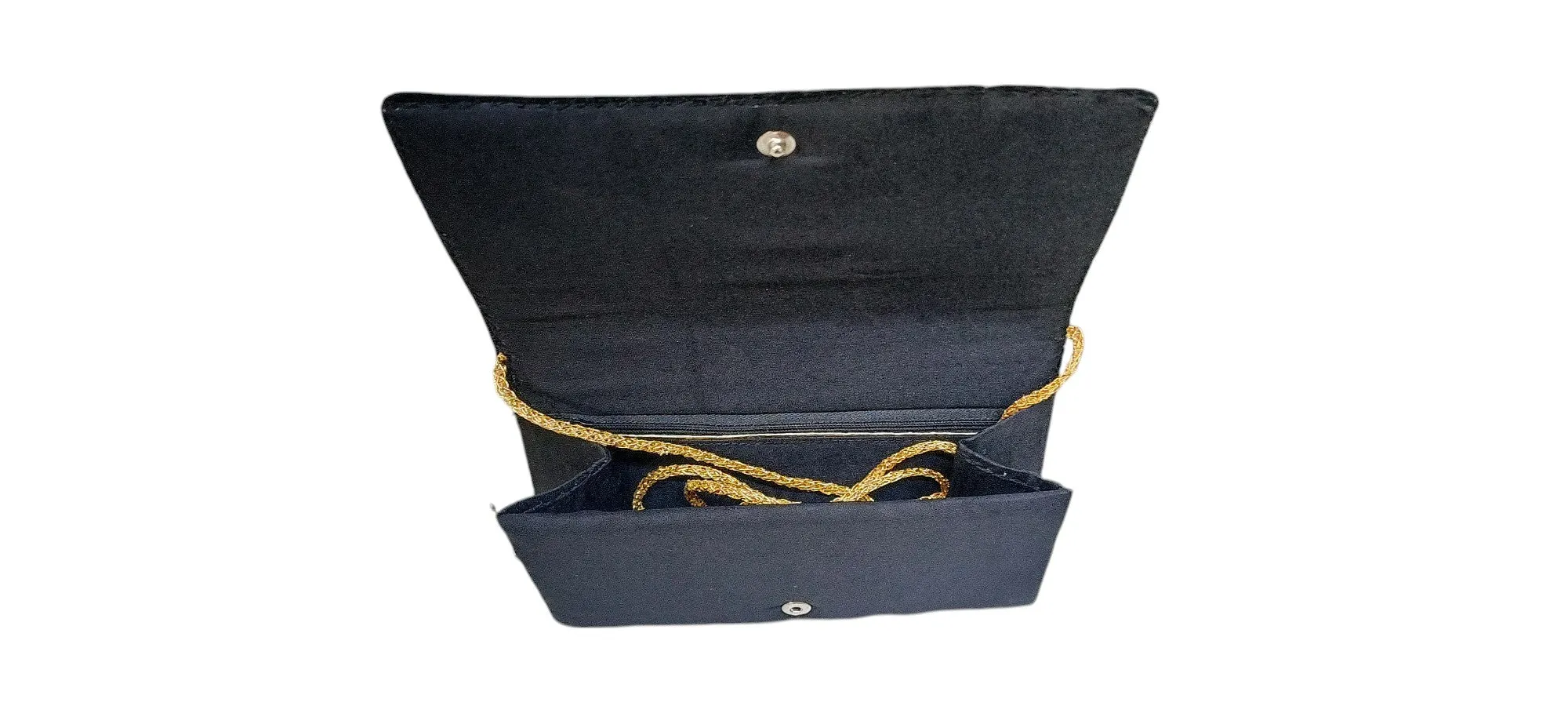 Peacock design traditional silk work women clutch cum sling bag