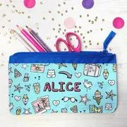 Personalised Backpack With Doodle Graffiti Design