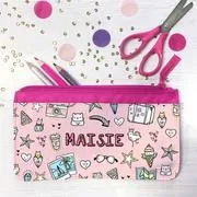 Personalised Backpack With Doodle Graffiti Design