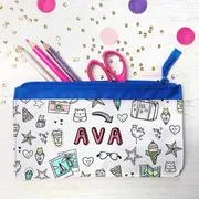 Personalised Backpack With Doodle Graffiti Design