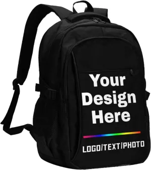 Personalized Backpacks For Men Women Customize Laptop Backpack For Men Women Custom Backpack Travel Backpack Personal Item Size