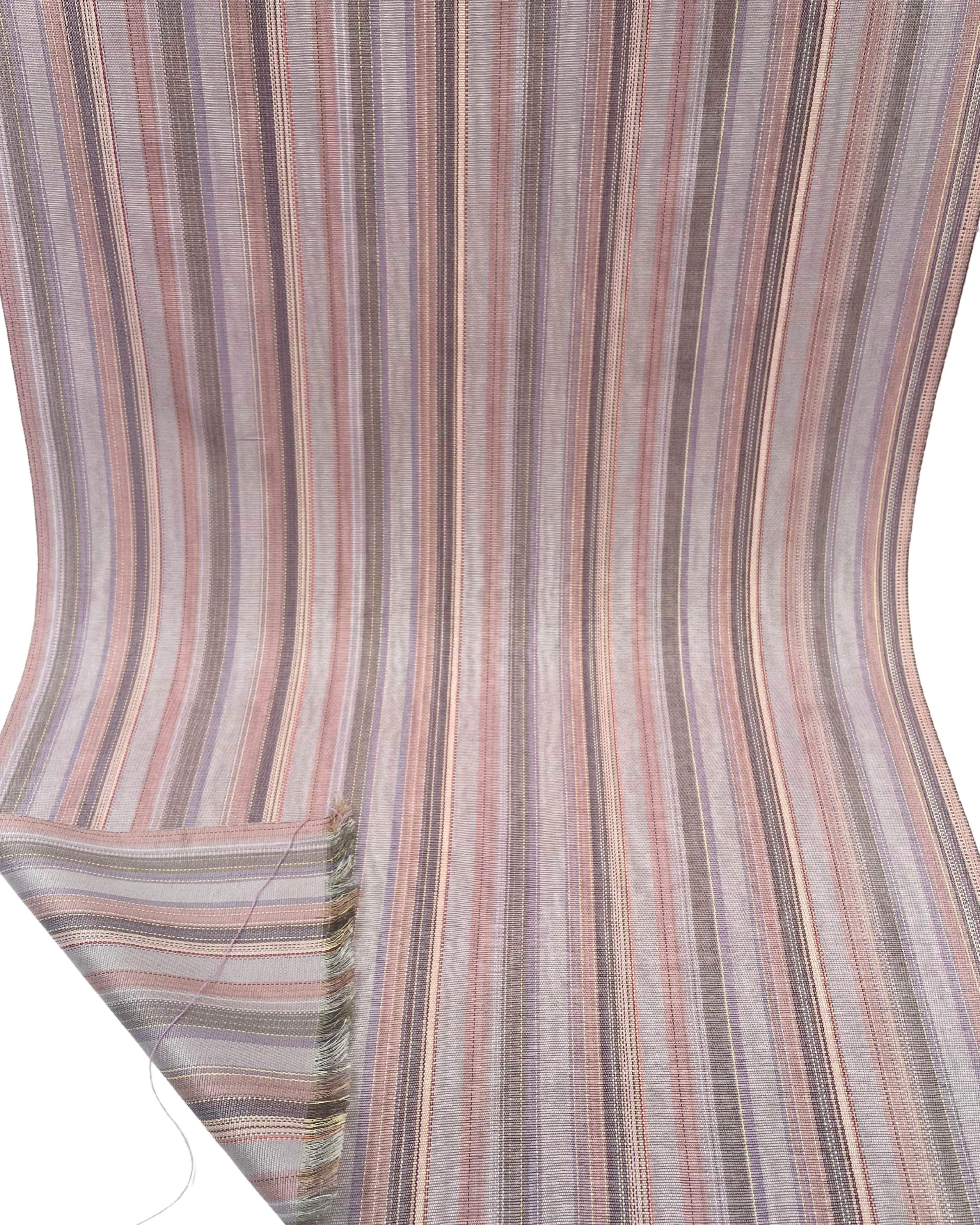 Pin Pink Striped Silk Home Textile Interior Fabrics Watermark Patterns.