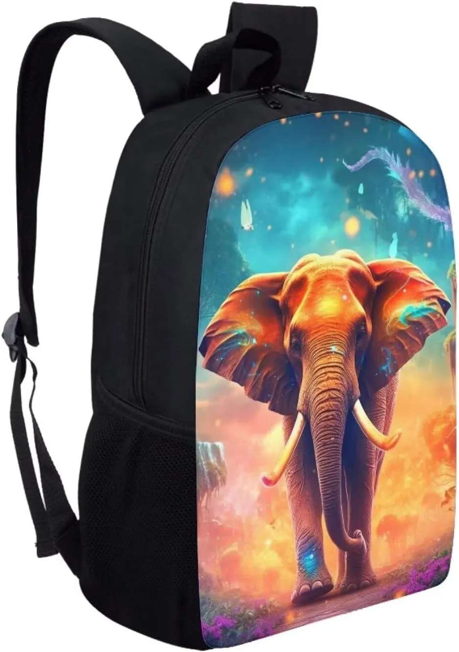 PinUp Angel Cool Elephant School Bag For Kids Backpack Cool Magical Animal Bag For Children Boys and Girls Bookbag