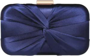 Pleated Satin Clutch Purse For Women Wedding Bridal Clutch Bag Prom Party Clutch