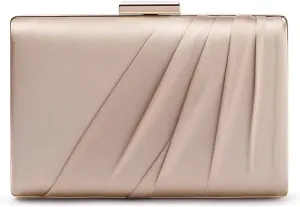 Pleated Satin Clutch Purse For Women Wedding Bridal Clutch Bag Prom Party Clutch