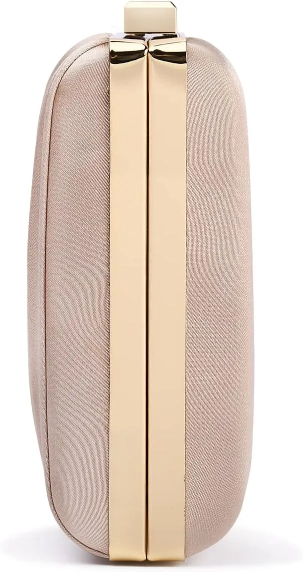 Pleated Satin Clutch Purse For Women Wedding Bridal Clutch Bag Prom Party Clutch