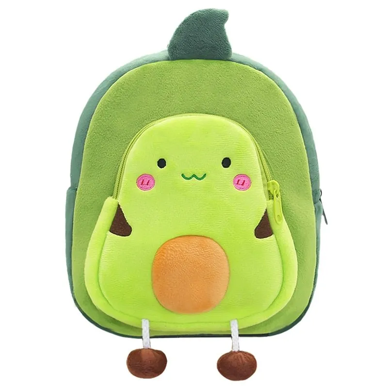 Plush Fruit Cartoon Kids Backpack
