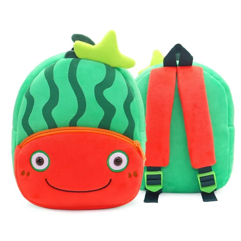 Plush Fruit Cartoon Kids Backpack