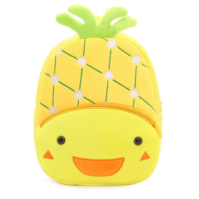 Plush Fruit Cartoon Kids Backpack