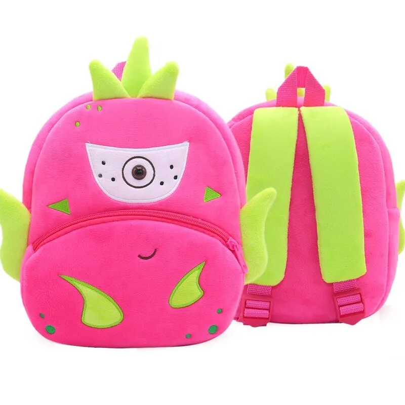 Plush Fruit Cartoon Kids Backpack