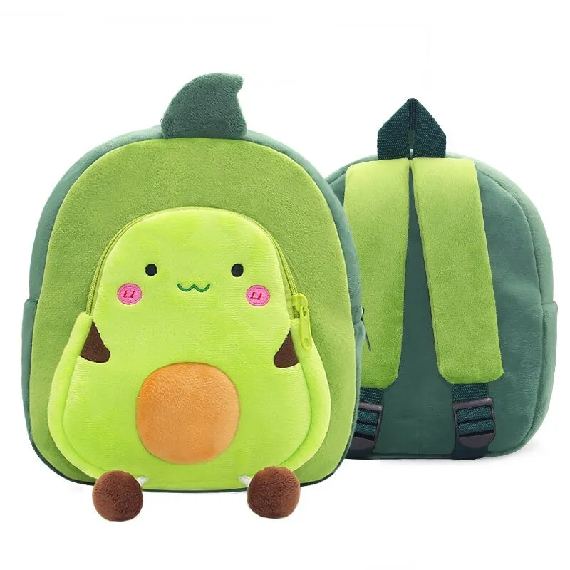 Plush Fruit Cartoon Kids Backpack