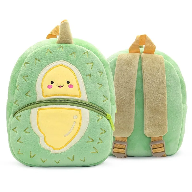 Plush Fruit Cartoon Kids Backpack