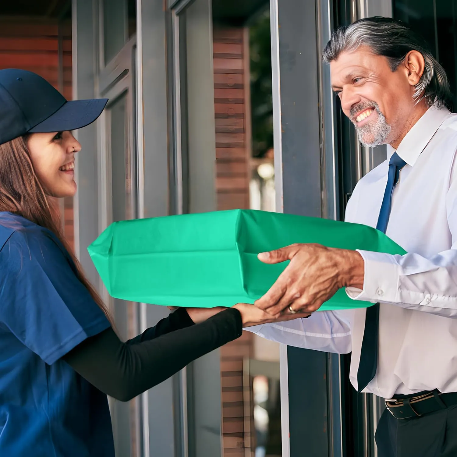 Poly Mailers 14.5x19 Inch 50 Pcs, Self Seal Shipping Bags with 2.4 Mil, Waterproof and Tear-resistant Mailers Poly Bags, Strong Adhesive Shipping Envelopes for Clothing, Teal