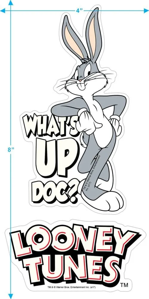Popfunk Looney Tunes Bugs Bunny Face T Shirt & Stickers