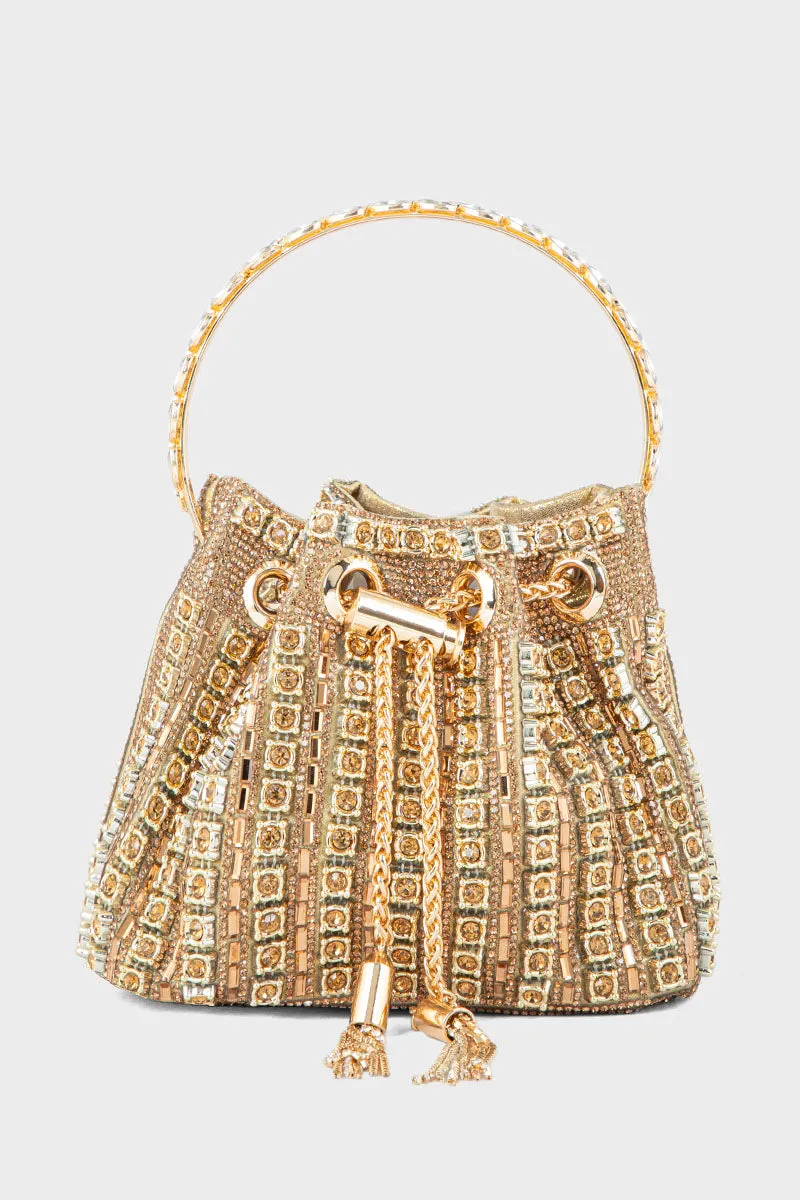 Pouch Clutch BK4051-Golden