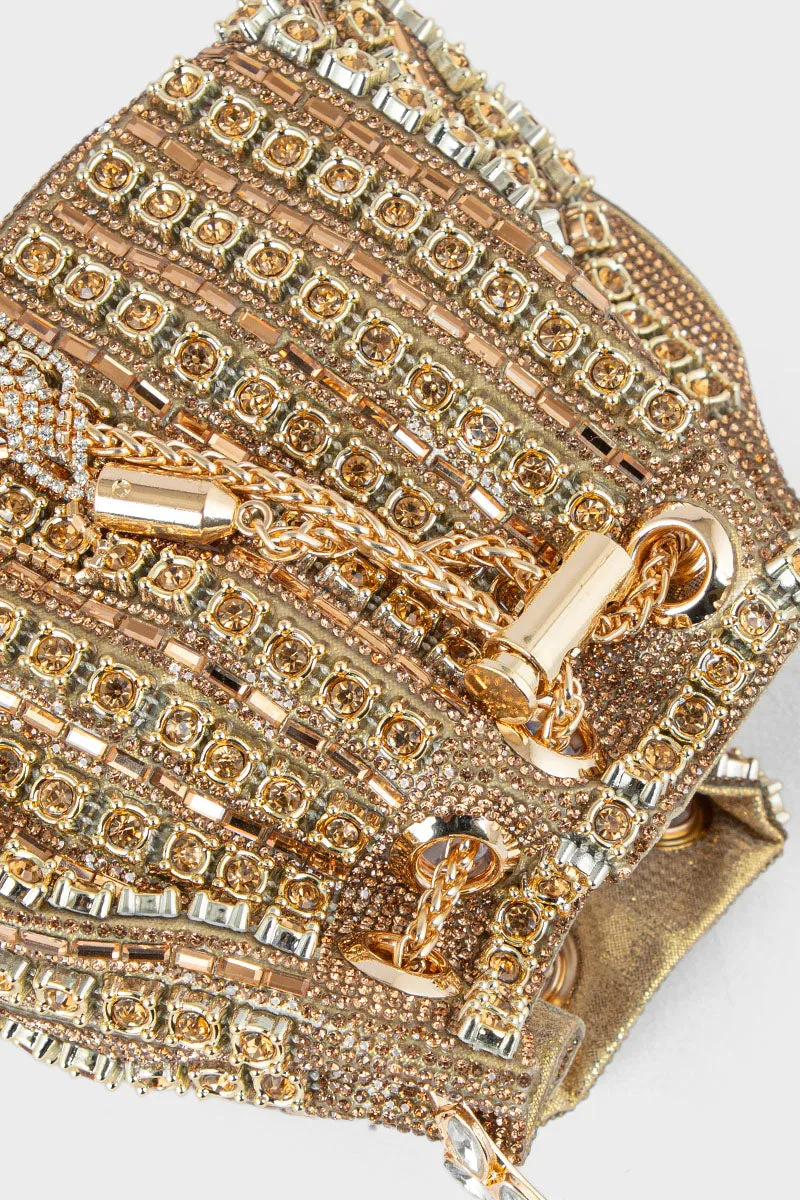 Pouch Clutch BK4051-Golden