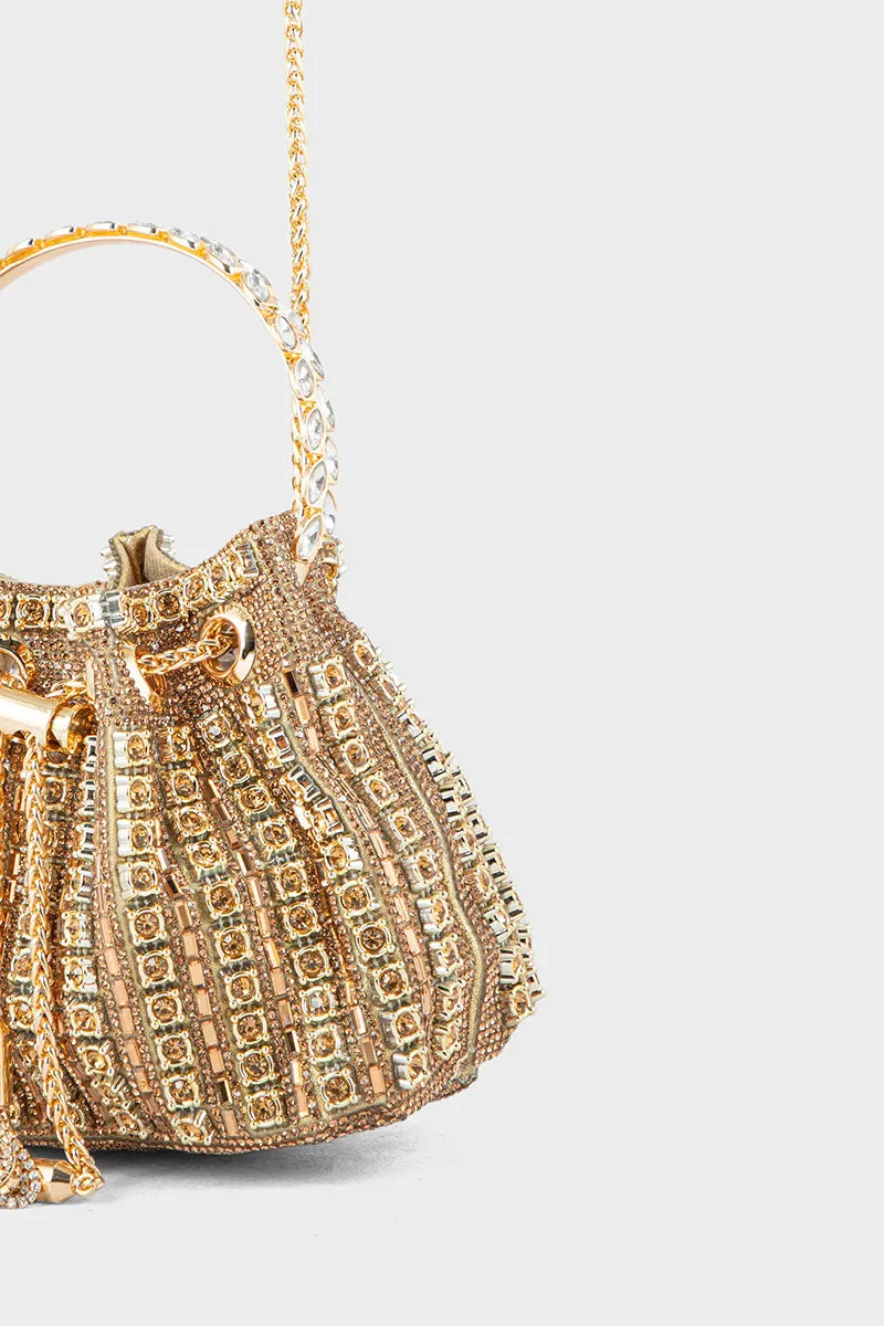 Pouch Clutch BK4051-Golden