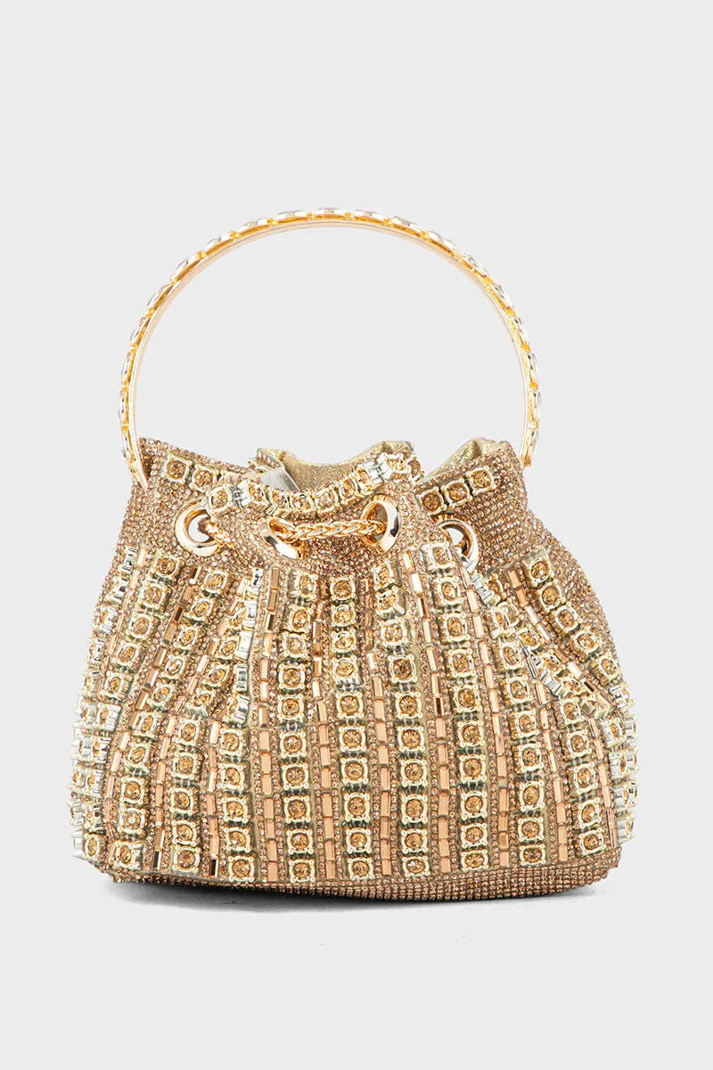 Pouch Clutch BK4051-Golden