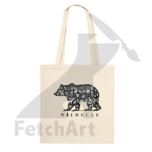 Premium Bear Print Tote Bag: Stylish and Functional!