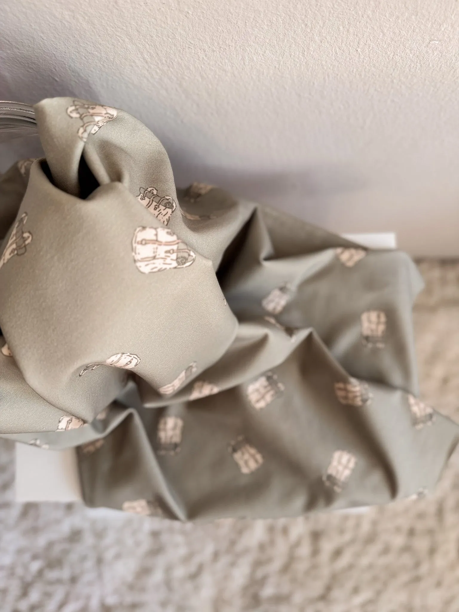 Prevešanka / olive boho backpacks