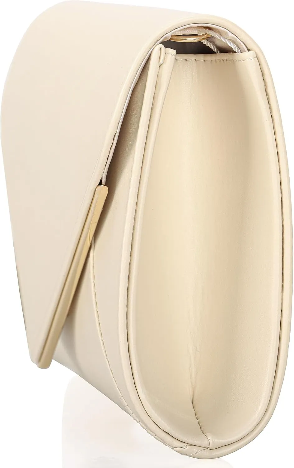 PU Leather Clutch Purses Women Evening Envelope Handbag Prom Wedding Party Foldover Bag