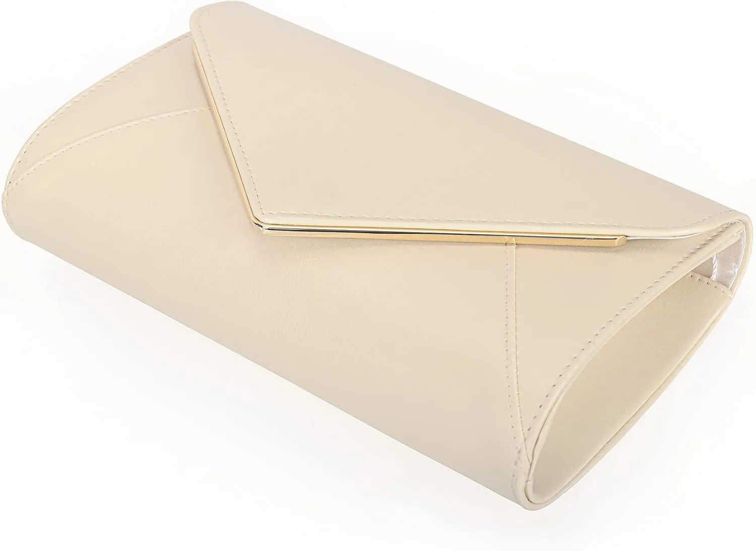 PU Leather Clutch Purses Women Evening Envelope Handbag Prom Wedding Party Foldover Bag