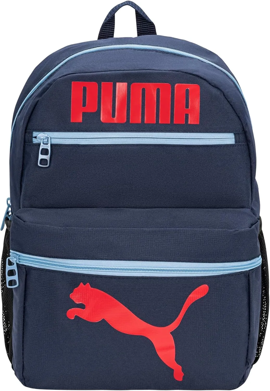 PUMA Kids' Meridian Backpack, Youth Size, Navy/Red