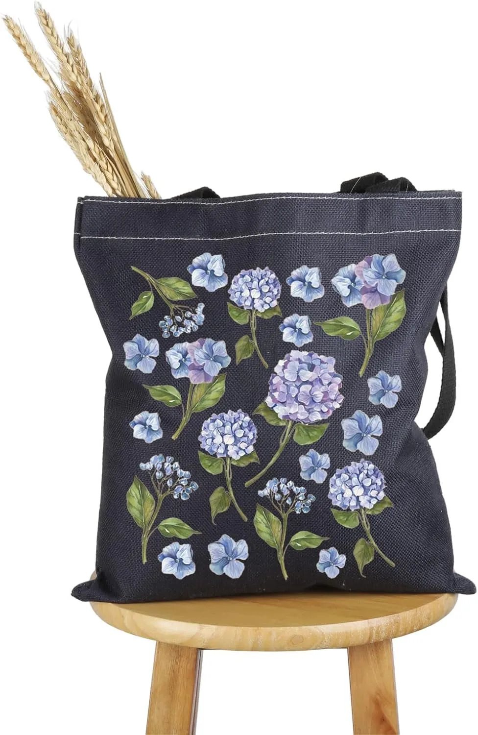 PWHAOO Hydrangea Lover Gift Hydrangea Theme Tote Bag Flower G-irl Handbag Hydrangea Merch